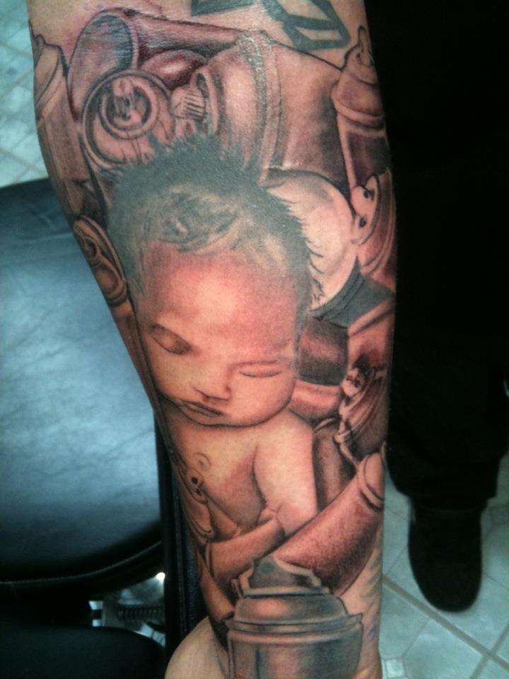 Best Black & Grey Tattoo in Austin TX tattoo example 4 — Blindside Tattoo Studio Austin